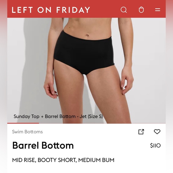 Left On Friday Other - NEW Left On Friday Barrel Bottoms Sz XL in Black